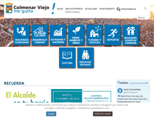 Tablet Screenshot of colmenarviejo.com